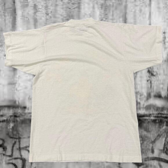 Vintage 1986 Club Fred Flintstones Tee – White – Size S - Picture 5 of 5